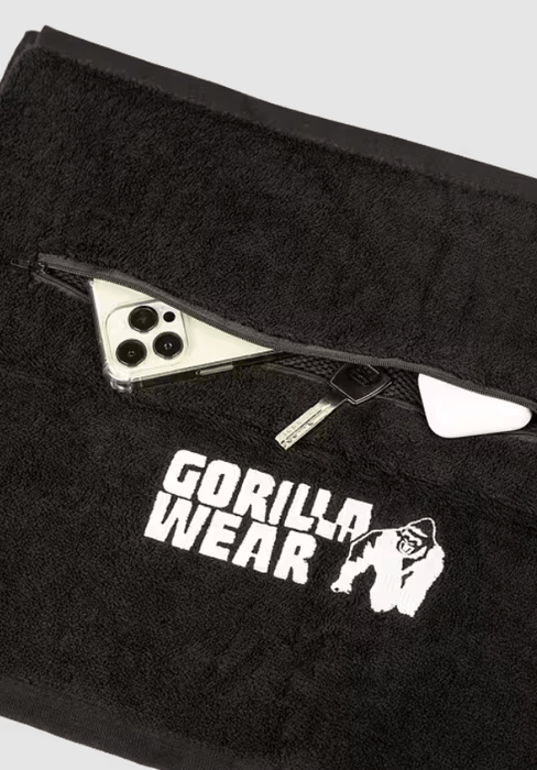 Gorilla Wear Zip Pocket Gym Towel - Accessoarer | Köp hos Gymcentralen