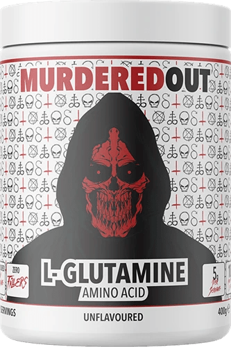 Murdered Out L - Glutamine - 400 g - | Köp hos Gymcentralen