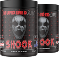 Murdered Out SHOOK Pre - Workout - 450 g - | Köp hos Gymcentralen
