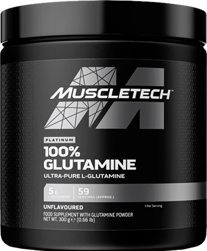 MuscleTech Platinum 100% Glutamine - 300 g - | Köp hos Gymcentralen