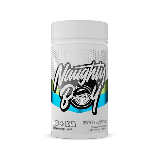 Naughty Boy Vitamin D3+K2 - 120 tabs - | Köp hos Gymcentralen