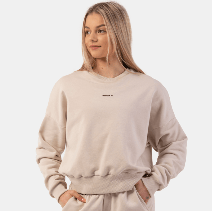 Nebbia Loose Fit Sweatshirt "Feeling Good" - | Köp hos Gymcentralen