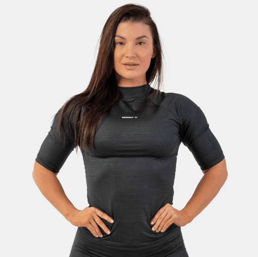 Nebbia Python SnakeSkin Mid Sleeve T-shirt - | Köp hos Gymcentralen