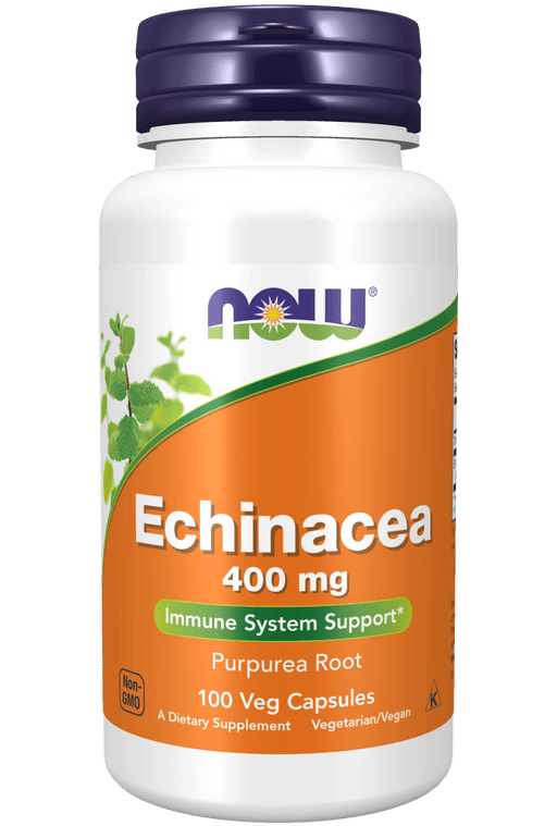 NOW Foods Euchinacea Purp 400 mg - 100 veg caps - | Köp hos Gymcentralen
