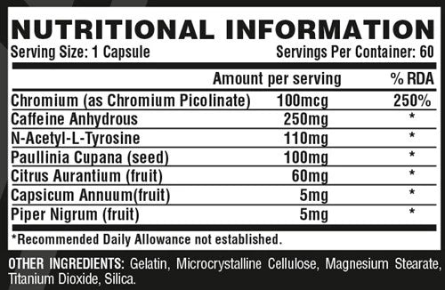 Nutrex Lipo - 6 Black UC - 60 caps - | Köp hos Gymcentralen