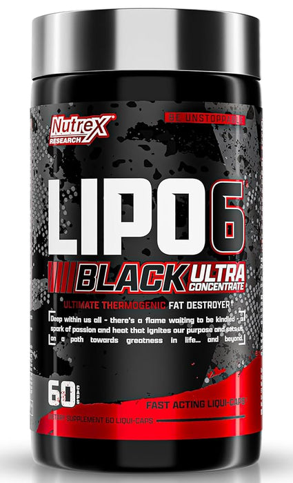 Nutrex Lipo - 6 Black UC - 60 caps - | Köp hos Gymcentralen
