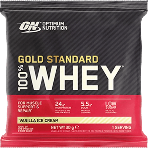 Optimum Nutrition Gold Standard 100% Whey Sachets - 24 x 30 g - | Köp hos Gymcentralen