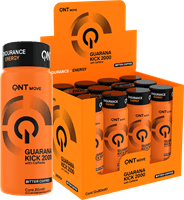 QNT Guarana Kick 2000 mg - 12 x 80 ml - Bitter Coffee - | Köp hos Gymcentralen