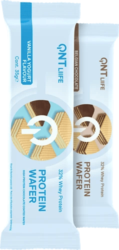 QNT Protein Wafer 32% - 12 x 35 g - | Köp hos Gymcentralen