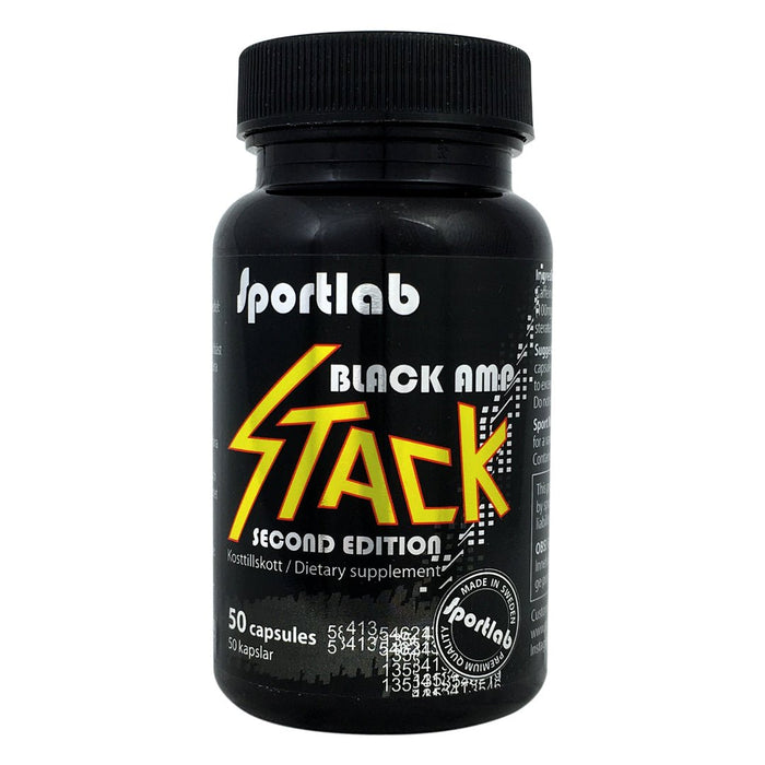 Sportlab Black AMP Second - edition 50 kaps - | Köp hos Gymcentralen