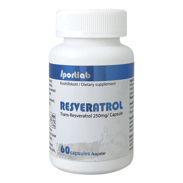 Sportlab Resveratrol 60 kapslar - | Köp hos Gymcentralen