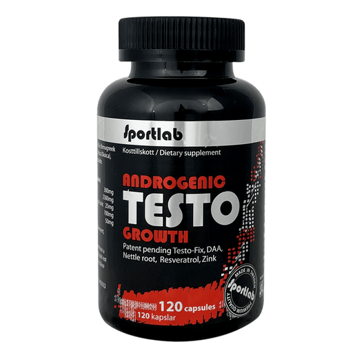 Sportlab Testo Growth, 120 Kapslar - | Köp hos Gymcentralen