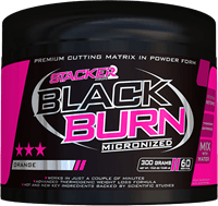 Stacker2 Black Burn Micronised - 300 g - | Köp hos Gymcentralen