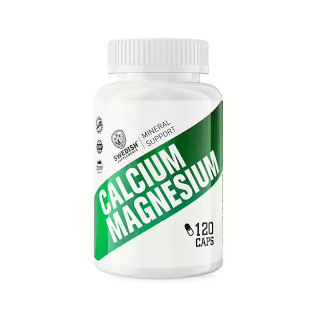 Swedish Supplements Calcium Magnesium 120 Caps - | Köp hos Gymcentralen