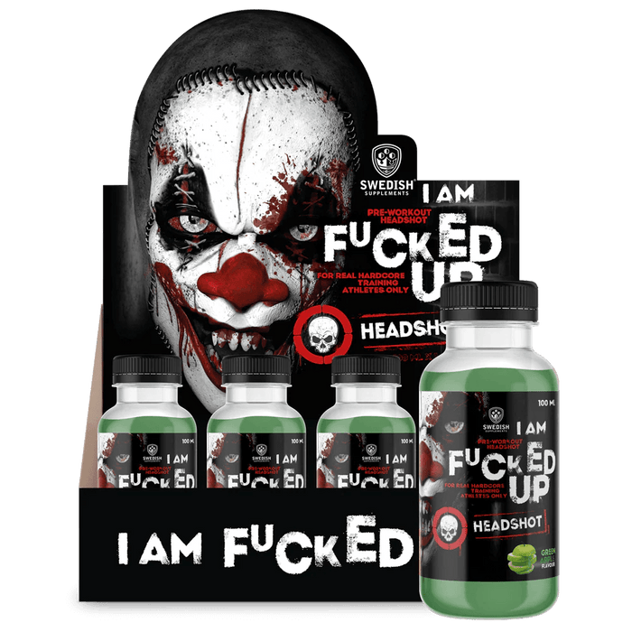 Swedish Supplements Fucked Up Headshot - 16x100ml - Green Apple - | Köp hos Gymcentralen