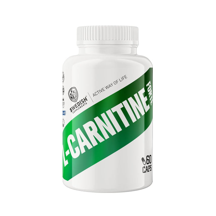 Swedish Supplements L - Carnitine Forte - 60 Caps - | Köp hos Gymcentralen