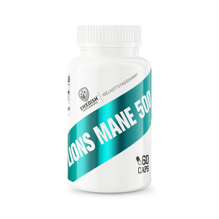 Swedish Supplements Lions Mane 500 - 60 Caps - | Köp hos Gymcentralen