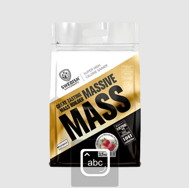 Swedish Supplements Massive Mass - 3,5kg - | Köp hos Gymcentralen