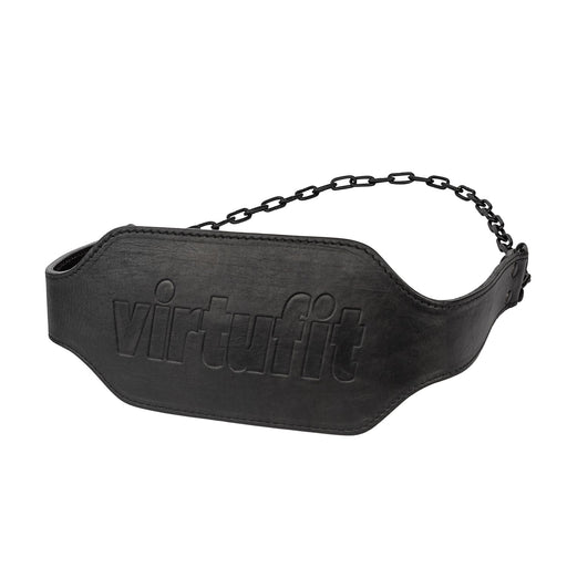 Virtufit Dip Belt Pro Leather, black - Träningsutrustning | Köp hos Gymcentralen