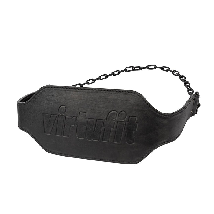 Virtufit Dip Belt Pro Leather, black - Träningsutrustning | Köp hos Gymcentralen