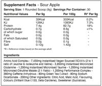 Warrior Amino Blast BCAA - 270 g - | Köp hos Gymcentralen