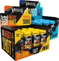 Warrior Rage Energy Shots - 12 x 60 ml - | Köp hos Gymcentralen