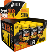 Warrior Rage Energy Shots - 12 x 60 ml - | Köp hos Gymcentralen